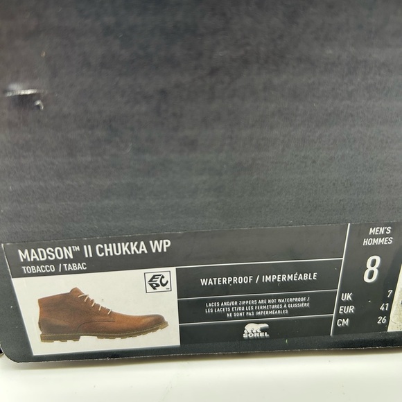 Sorel Men's Brown Chukka Boots Size 8 NWB - Picture 11 of 12